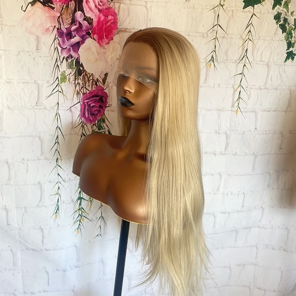 - 💫22” BLONDE OMBRÉ  STRAIGHT LACE FRONT WIG *NEW*